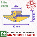 Nozzle SL-5-D32H15M14 Raytools